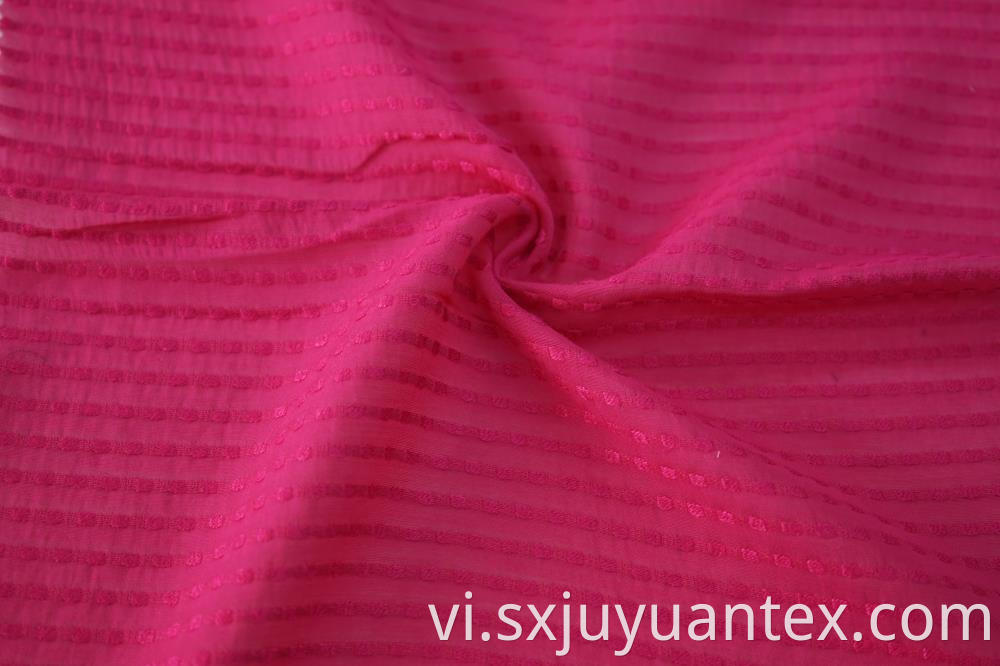 Rayon Polyester Stripe Dobby Fabric